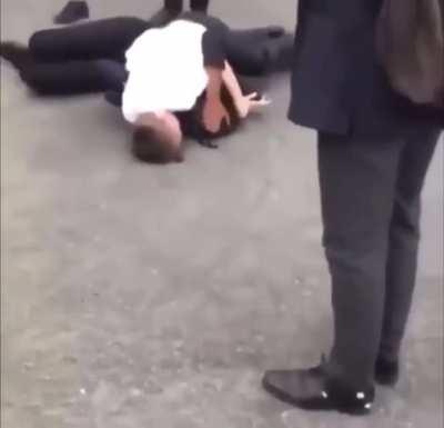 Getting into a street fight