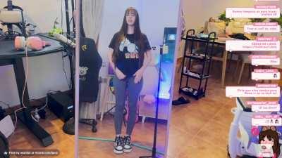 black shirt + leggings 2