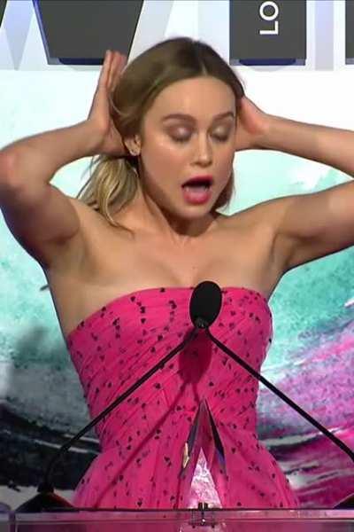 Brie Larson ~ flaunting her pits