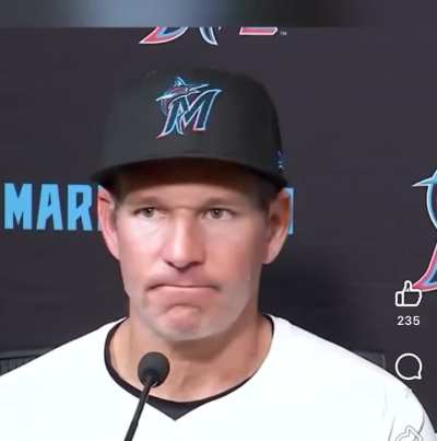 Man obliterated by graphic