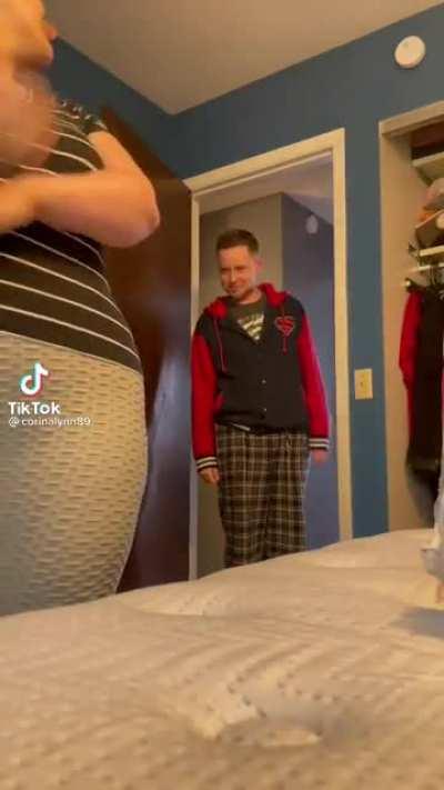 He looks a bit concerned