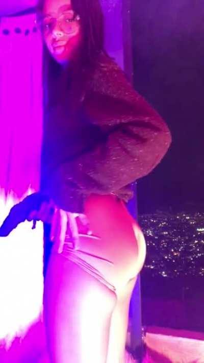 A little dance in my shorts before bed