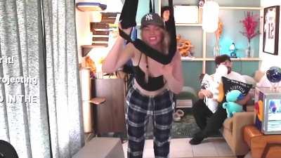 She clearly wants to use the sex swing