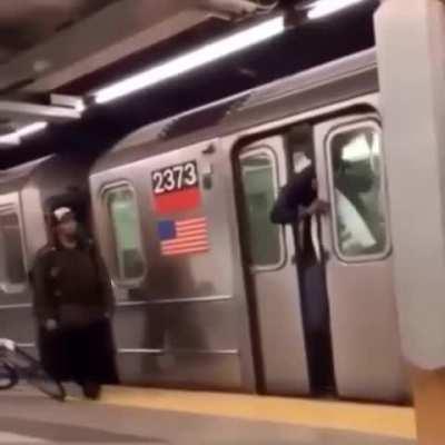 My man walking away like it’s over lol