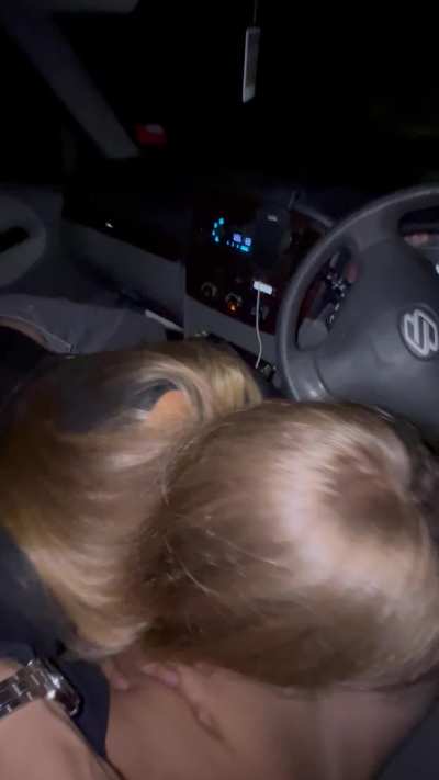 He couldn&rsquo;t wait until we got home so I finished him off on the way