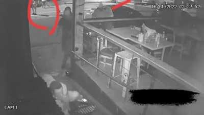 Dealt with accordingly for pointing a gun an threatening to shoot!