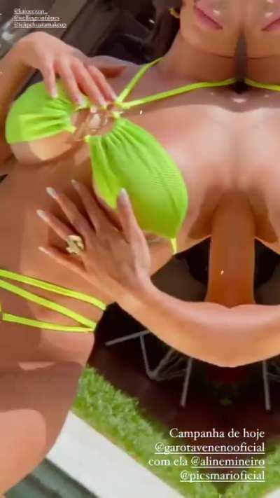 Campagna pubblicitaria modella Aline Mineiro