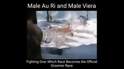 Male Au ra vs Male Viera? Who would win