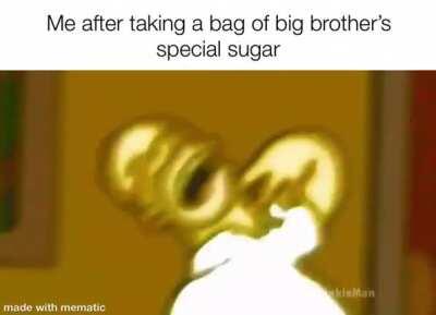 I was happy, but he wasn’t