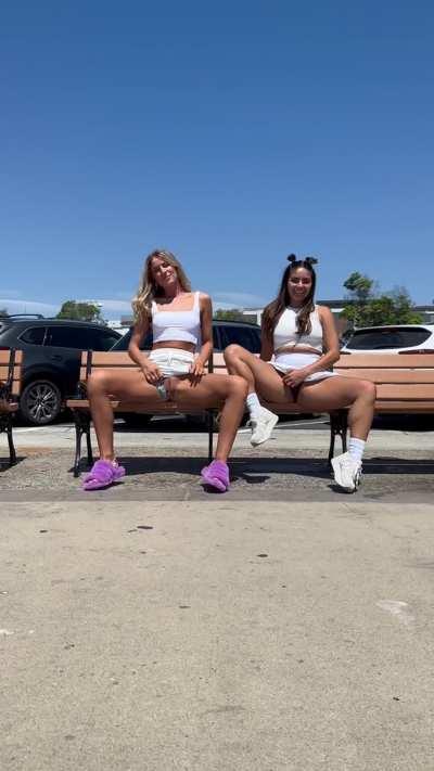 Too horny while out in public! [GIF]