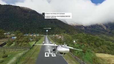 pErfeCt lAnDiNg (Lukla Airport) 