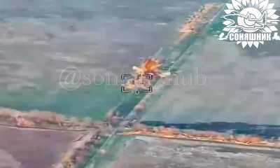 A MiG-29 airstrike by 2 guided American GBU-62 aerial bombs on the UAV launch site and a Russian military stronghold. April 2025, location not disclosed.