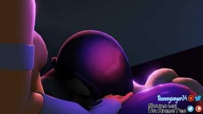 Raven blowing Futa Starfire (TheNaySayer34) [DC]