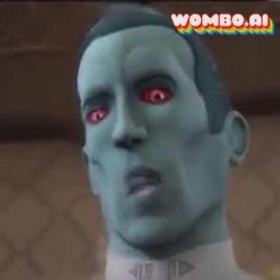 Grand Admiral Thrawn is blue