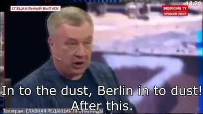 General of the Russian Armed Forces and member of the State Duma Gurulyov suggests bombing Berlin