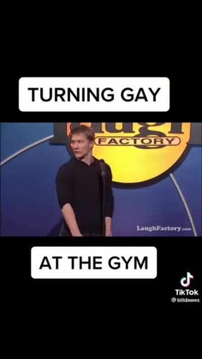 Suddenly bi at the gym