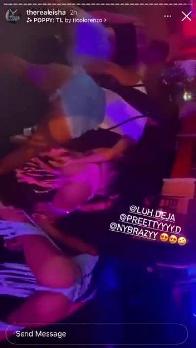 Eisha and friends twerking vid