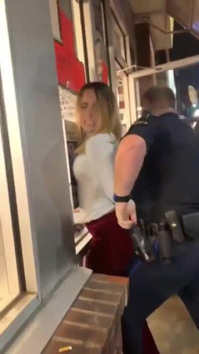 Grinding herself out of jail time