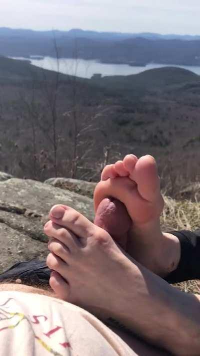 thanks for waiting the hike was worth it