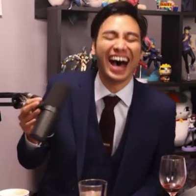 This is the hardest I’ve ever heard Garnt laugh. Someone should caption this.