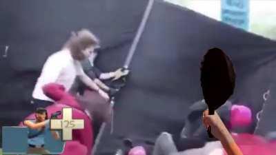 Scout (tf2) beats people up