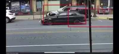 Woman in my town ran across the street last week.