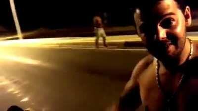 One punch and lights out.