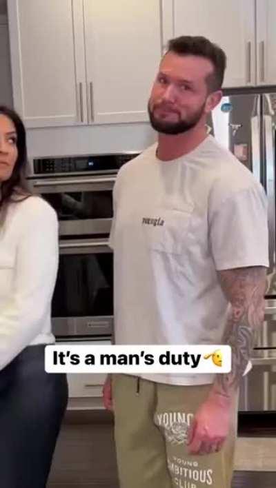 Mans duty