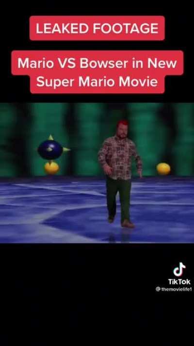Super Mario movie Leaked Footage 😂