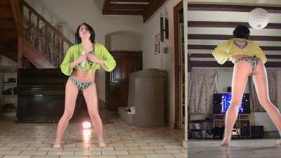 The perfect outfit choice to dance on this song