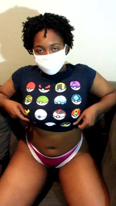 Just me showing off my huge areolas...