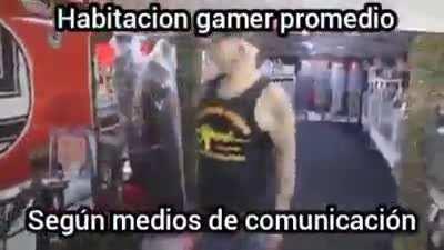 Habitacion de un gamer 100% real no fake (XD)