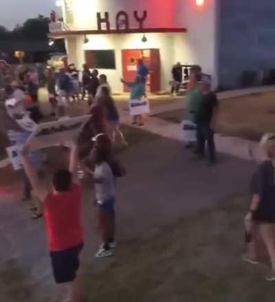 Beto was run out of Rockdale, Texas last night