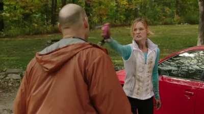 Kerry Bishe Kicks a Man in the Balls in the Romanoffs 1x2 (2018)