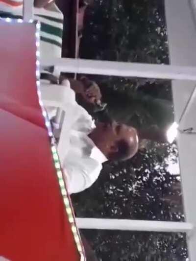 That's one way to ask for votes