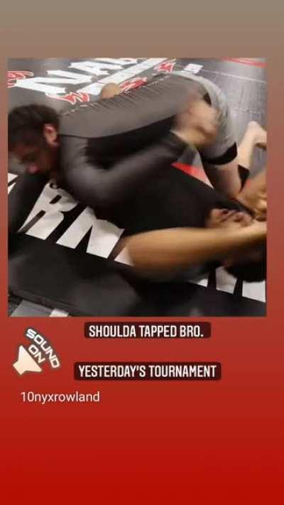 Tappy or snappy...he chose snappy