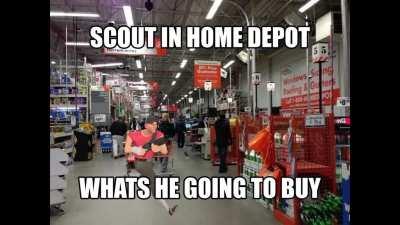 SCOUT IN HOME DEPOT!