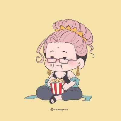 Buddha and his holy popcorn