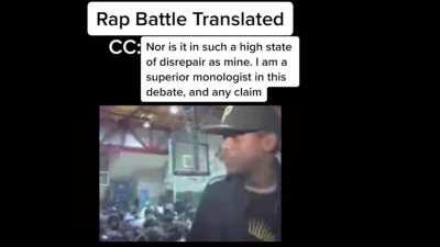 Rap battle but its verbose
