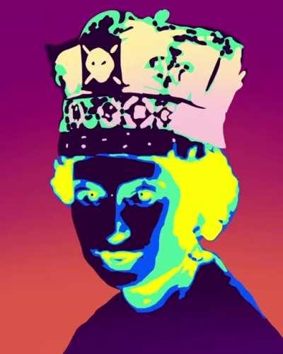 Queen Elizabeth Optical Illusion Fuckery