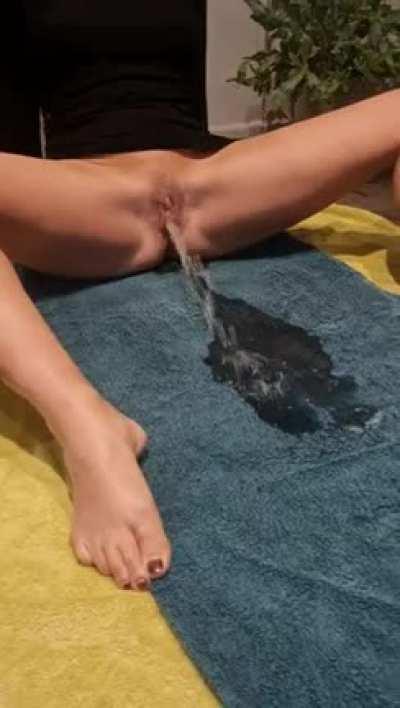 I love making puddles!