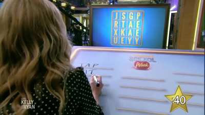 She knew exactly what she was doing! 