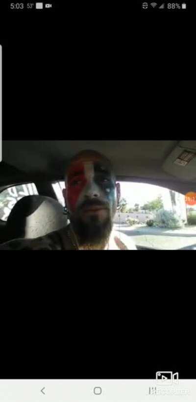 QShaman's (horned guy who stormed the capital) wackadoo pedophile code rant.