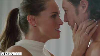 Hot Milf Kissing Her Lover Passionately