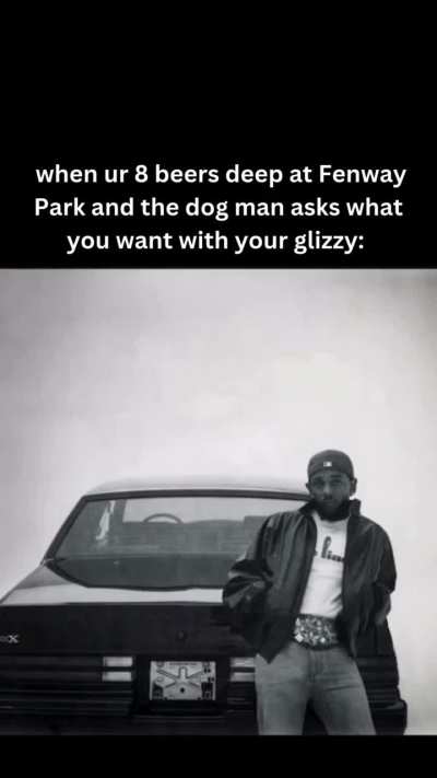 Kendrick Lamar orders a hotdog at Fenway Park