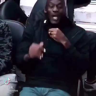 The interviewer when David Baszucki says they are adding gambling (he asked that as a joke):