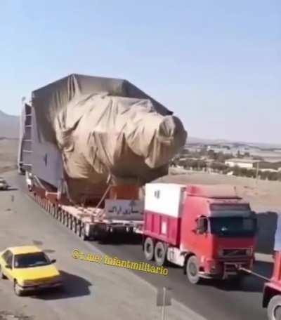 Transportation of unusual oversized items in Iran
