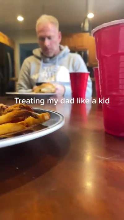 I said no phones on the dinner table