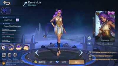 Esmeralda - Cleopatra (Starlight September 2020) Entrance / source @dafrixkun