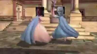 Wanda and Agatha are fighting to death, while both Visions are just there like..